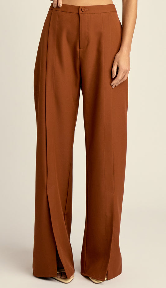 Calça Wide Crepe Alfaiataria Luciana | Laguna