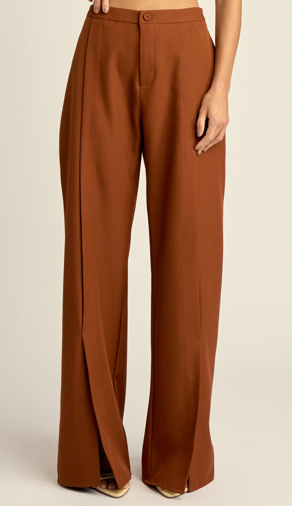 Calça Wide Crepe Alfaiataria Luciana | Laguna