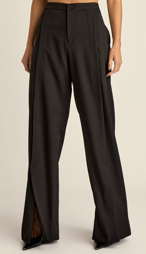 Calça Wide Crepe Alfaiataria Luciana | Laguna