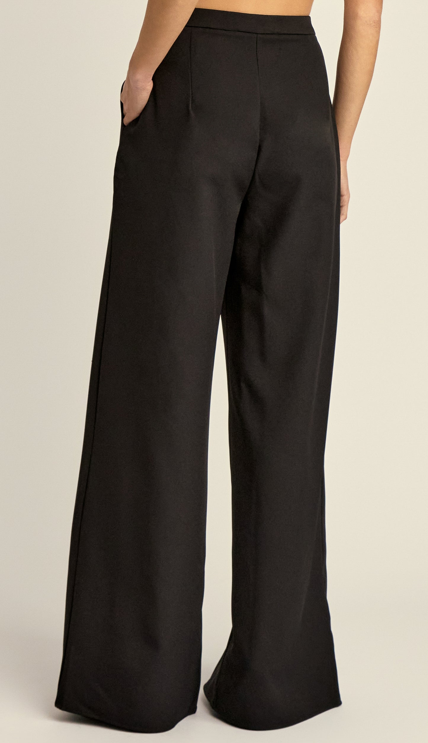Calça Wide Crepe Alfaiataria Luciana | Laguna
