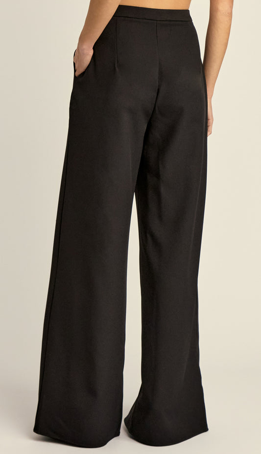 Calça Wide Crepe Alfaiataria Luciana | Laguna