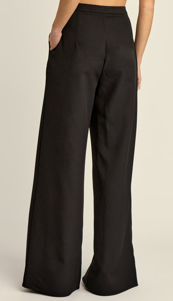 Calça Wide Crepe Alfaiataria Luciana | Laguna