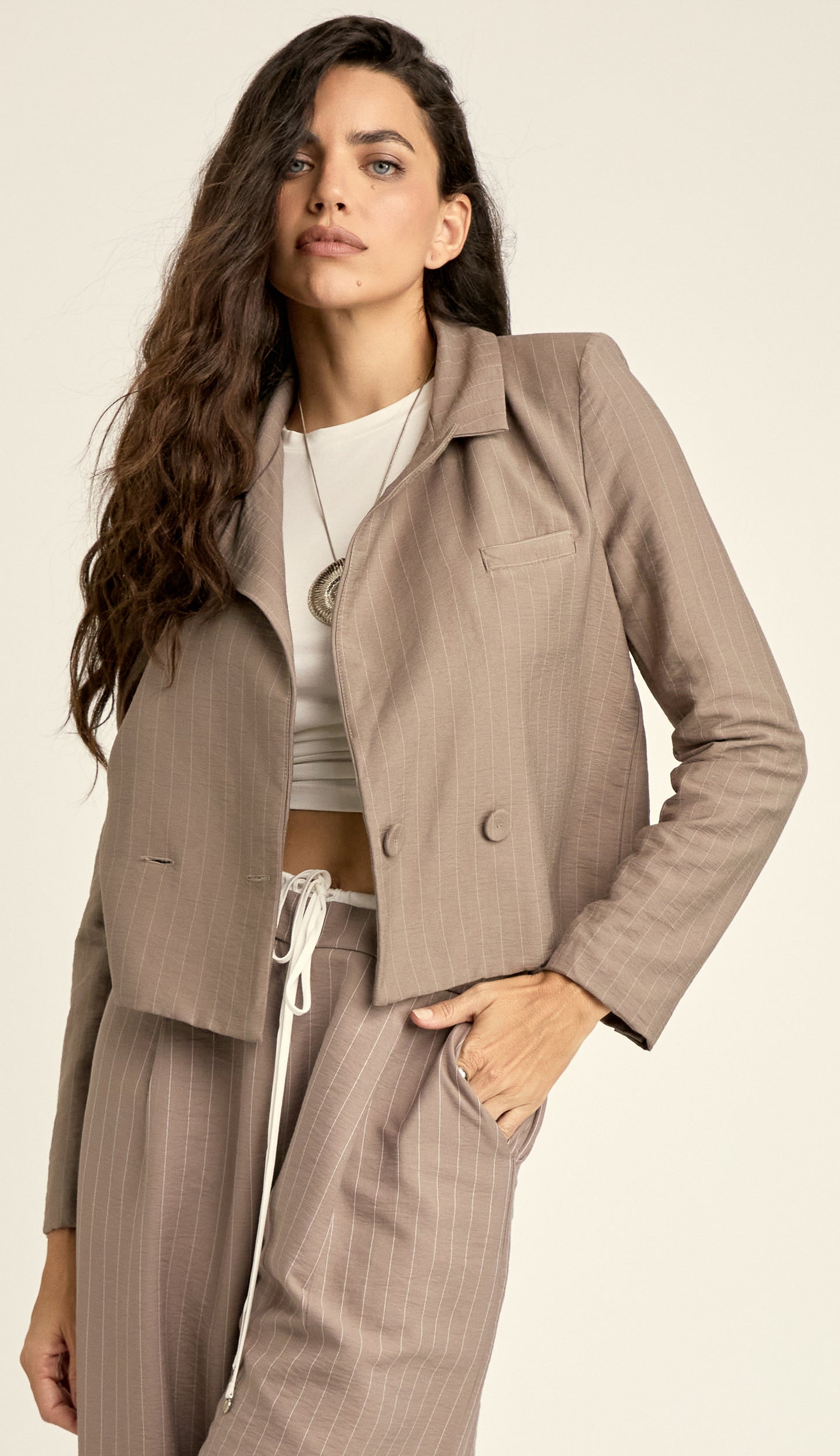 Blazer Luz Cinza