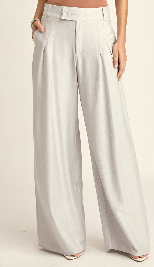Calça Viscolinho Texturizado Germana | Laguna