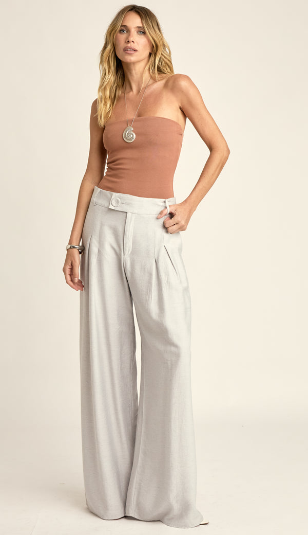 Calça Viscolinho Texturizado Germana | Laguna