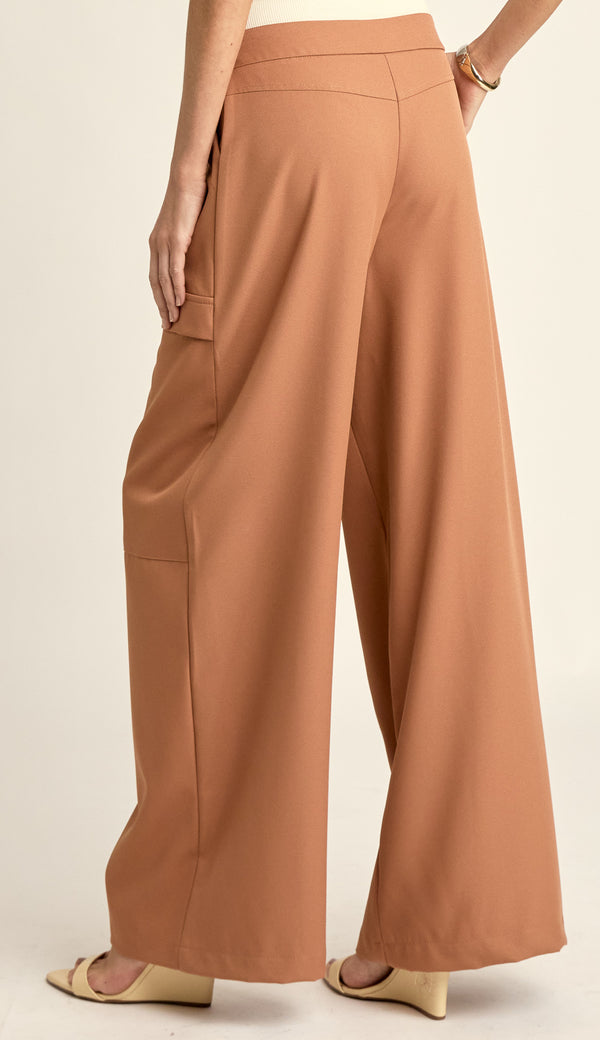 Calça Wide Cargo Alfaiataria Karol | Laguna