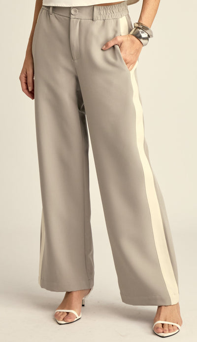 Calça Alfaiataria Esportiva Kimmy Cinza | Laguna
