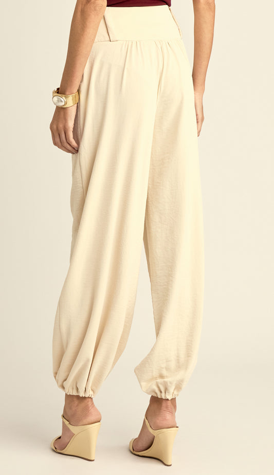 Calça Aladim Alfaiataria Liocel Karine Chantilly | Laguna
