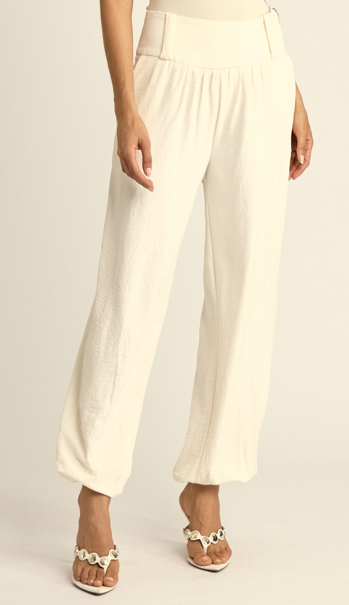 Calça Aladim Alfaiataria Liocel Karine Off White | Laguna