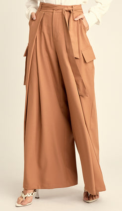 Calça Pantalona Alfaiataria Kerley Terra | Laguna