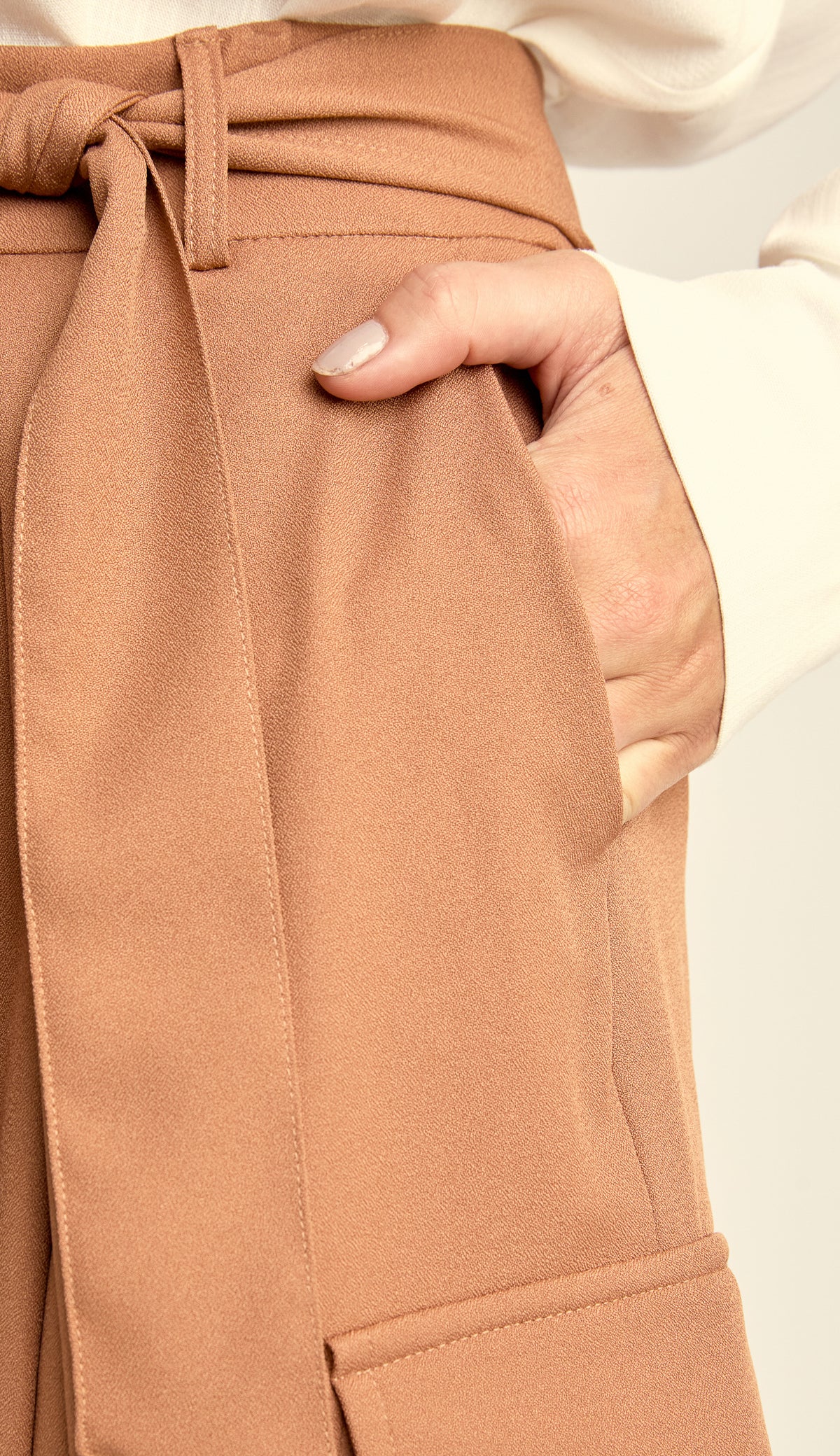Calça Pantalona Alfaiataria Kerley Terra | Laguna