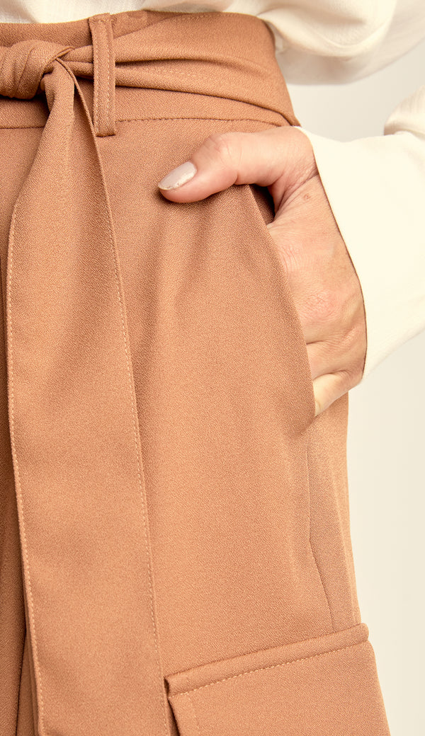 Calça Pantalona Alfaiataria Kerley Terra | Laguna