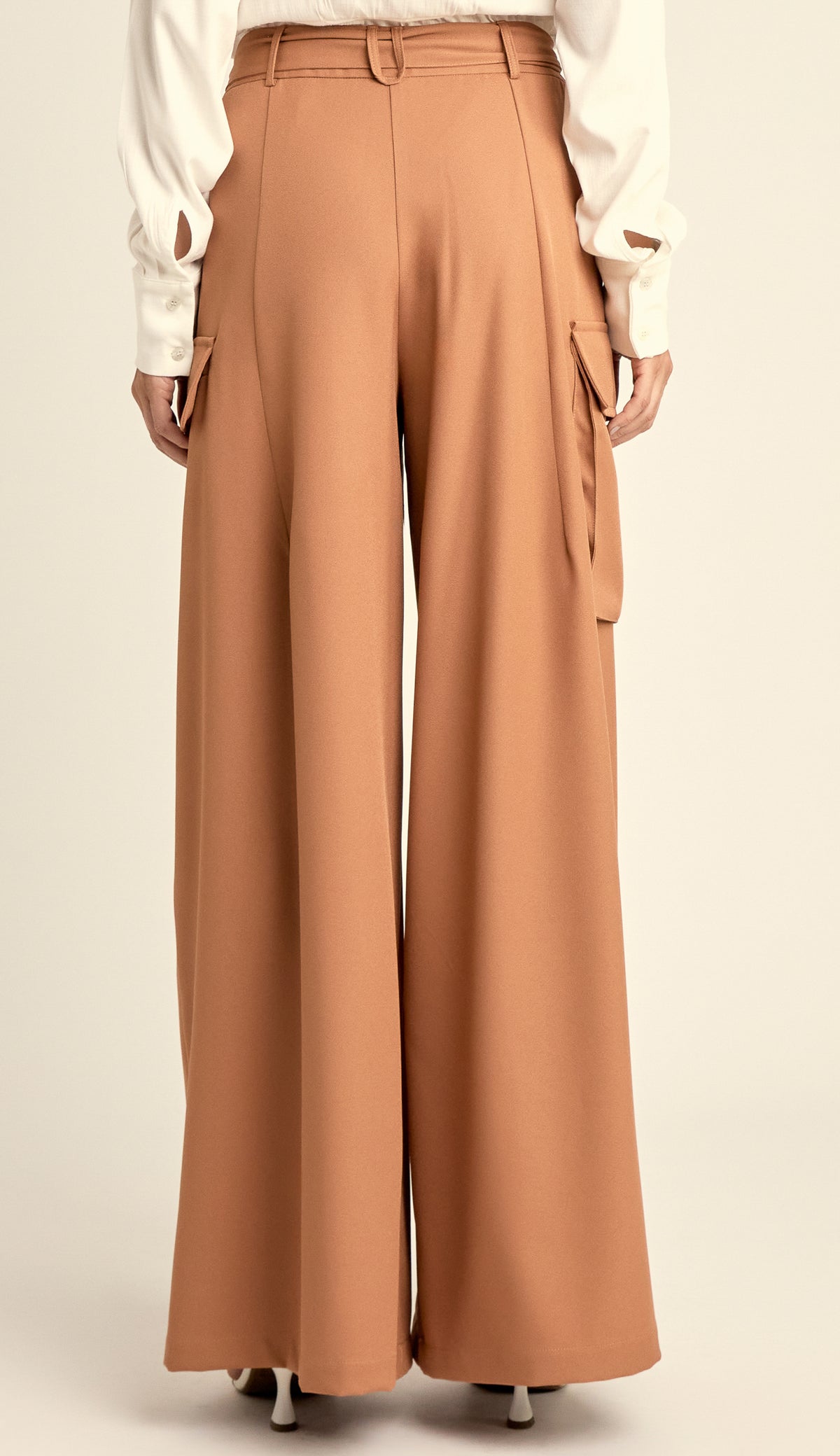 Calça Pantalona Alfaiataria Kerley Terra | Laguna