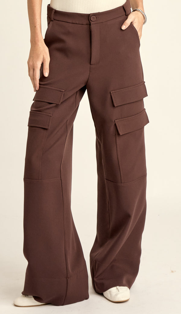 Calça Wide Cargo Kamilly | Laguna