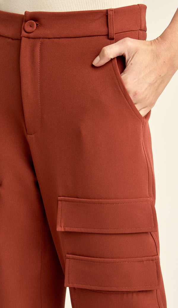 Calça Wide Cargo Kamilly | Laguna