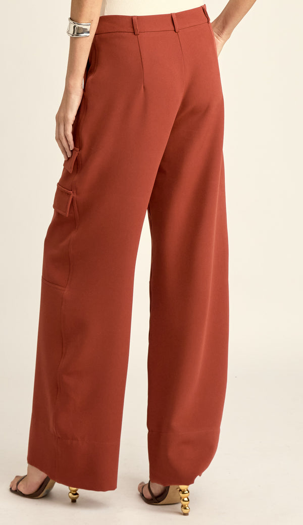 Calça Wide Cargo Kamilly | Laguna