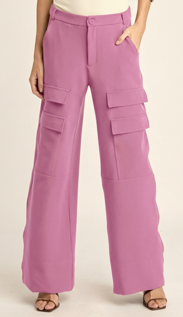 Calça Wide Cargo Kamilly | Laguna