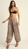 Calça Aladim Cetim Marcela Cinza | Laguna - Calça Marcela Cinza