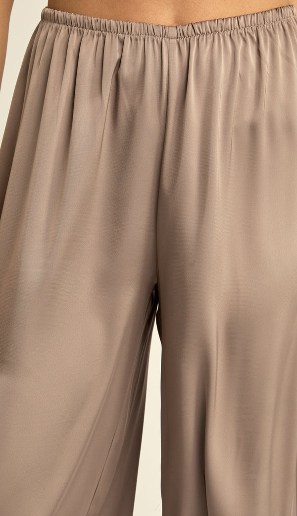 Calça Aladim Cetim Marcela Cinza | Laguna
