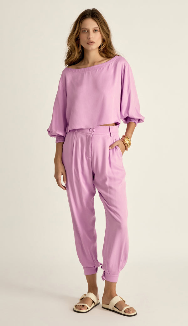 Conjunto Blusa e Calça Viscose Twill Tatiana | Laguna