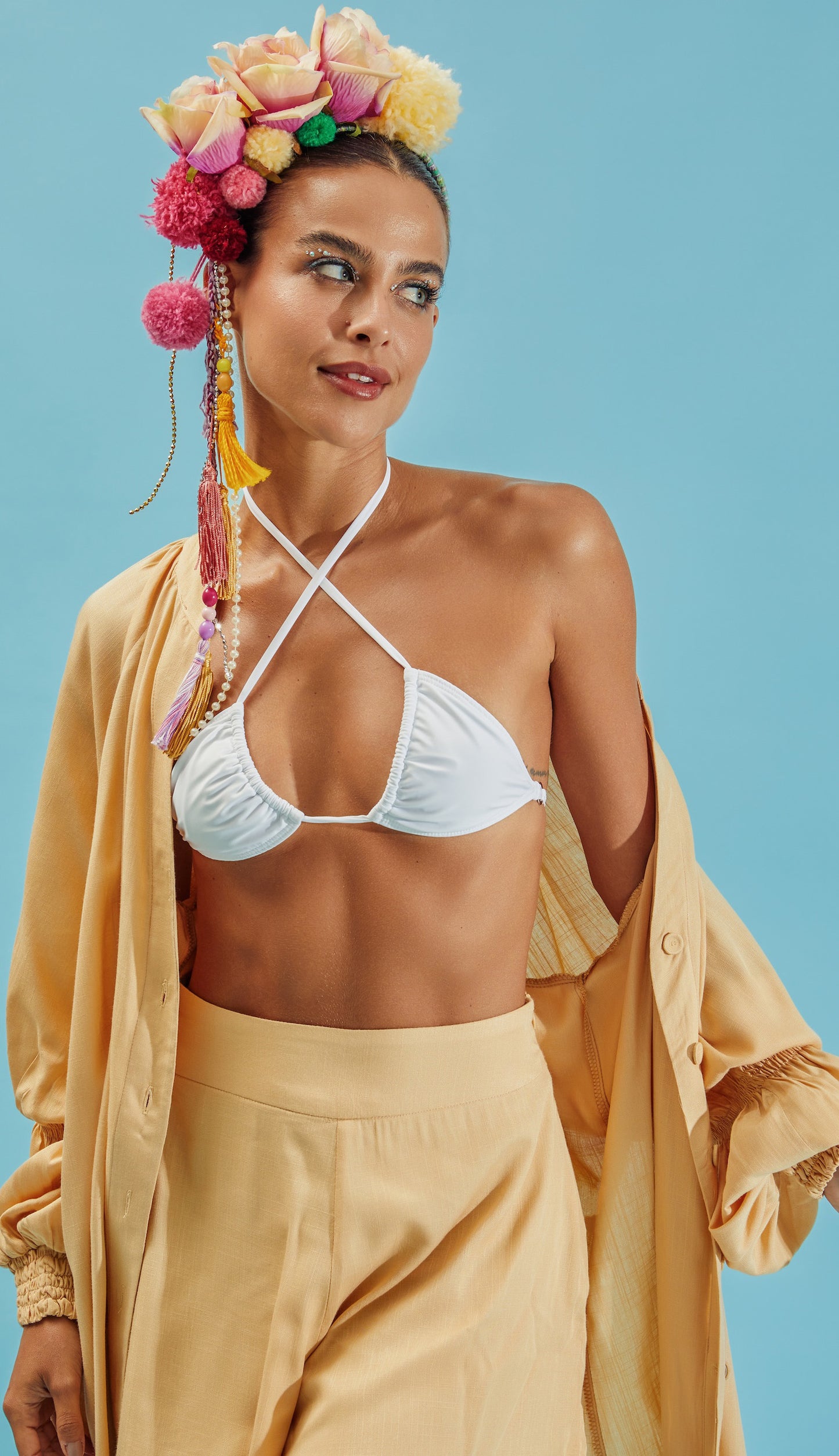 Conjunto Vivian Amarelo