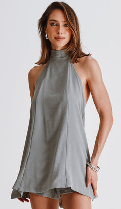 Conjunto Vanessa Cinza