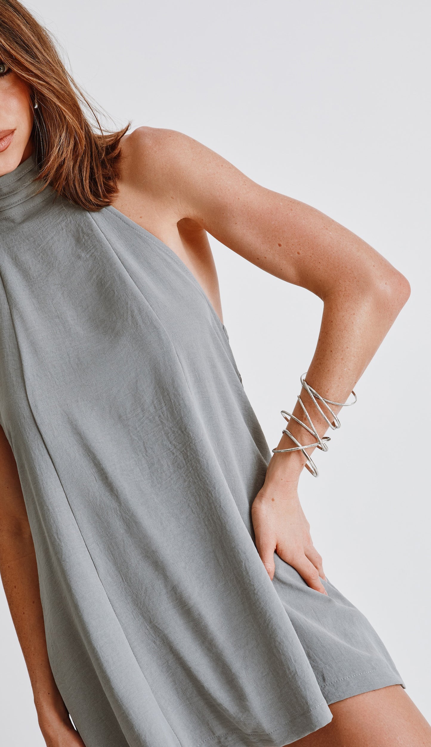 Conjunto Vanessa Cinza