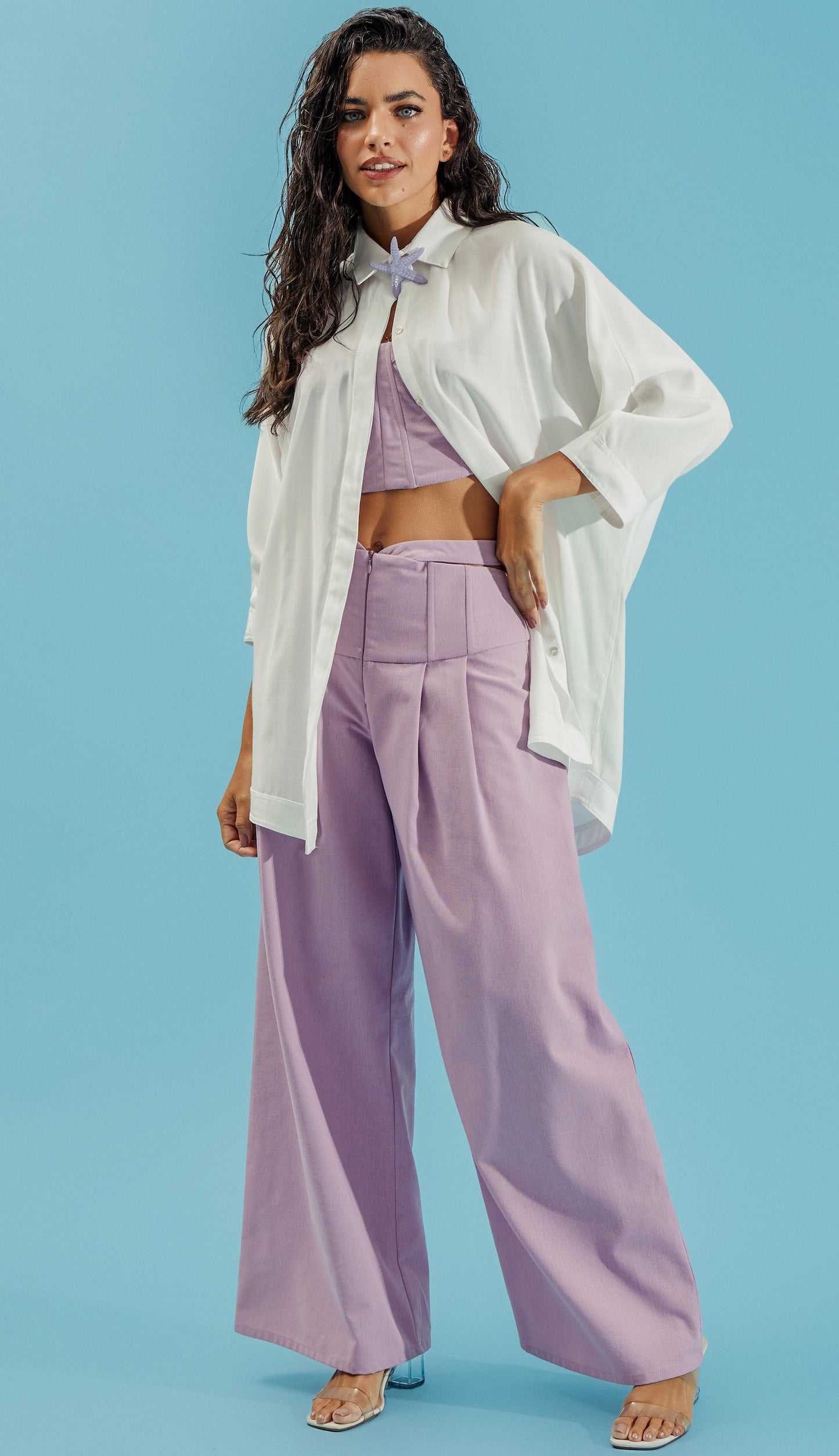 Conjunto Turquia Lilás