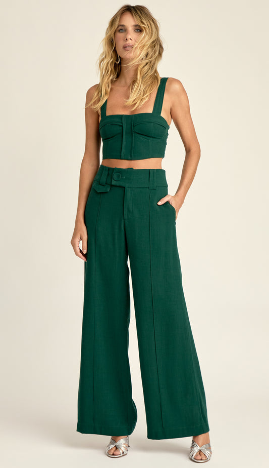 Conjunto Alfaiataria Linho Doce Verde | Laguna