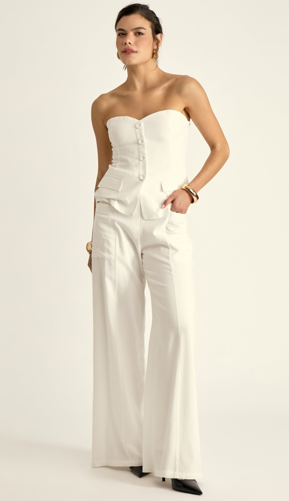 Conjunto Cassandra Off White