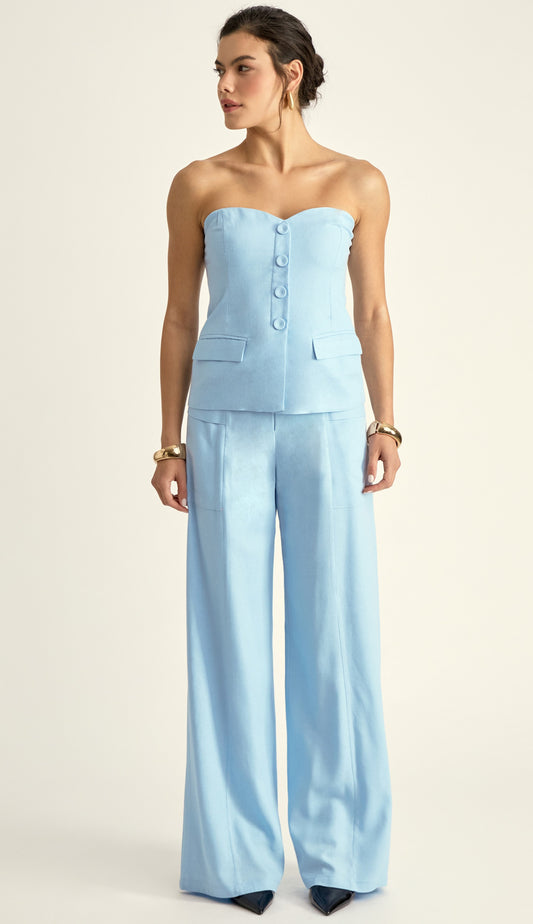 Conjunto Cassandra Azul Claro