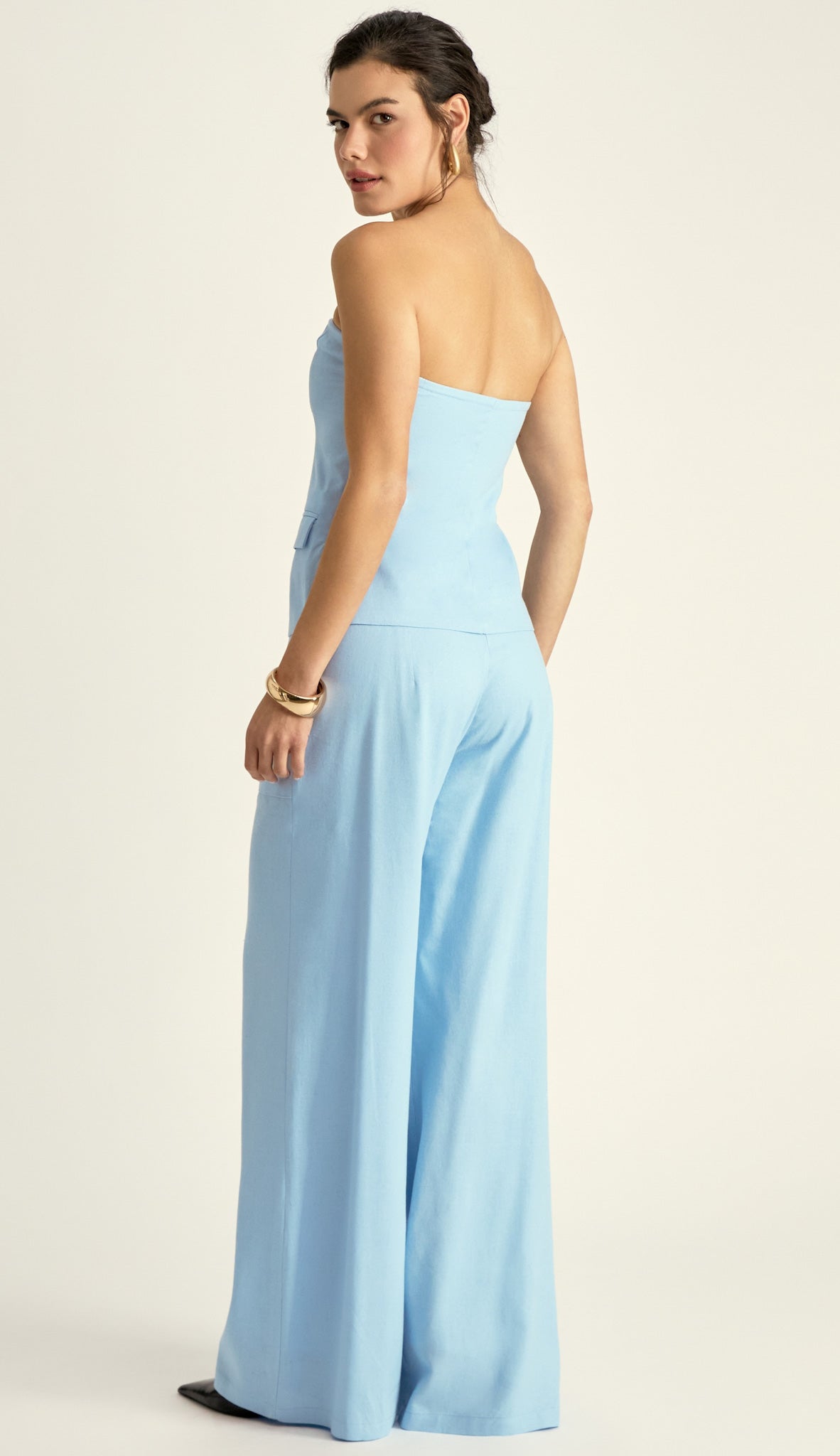 Conjunto Cassandra Azul Claro