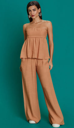 Conjunto Gemma Caramelo