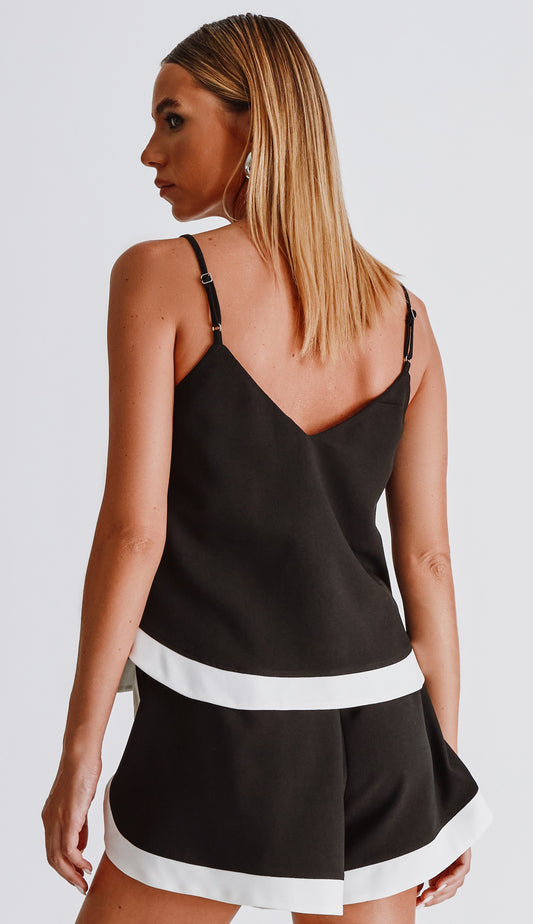 Conjunto Juno Preto/off White