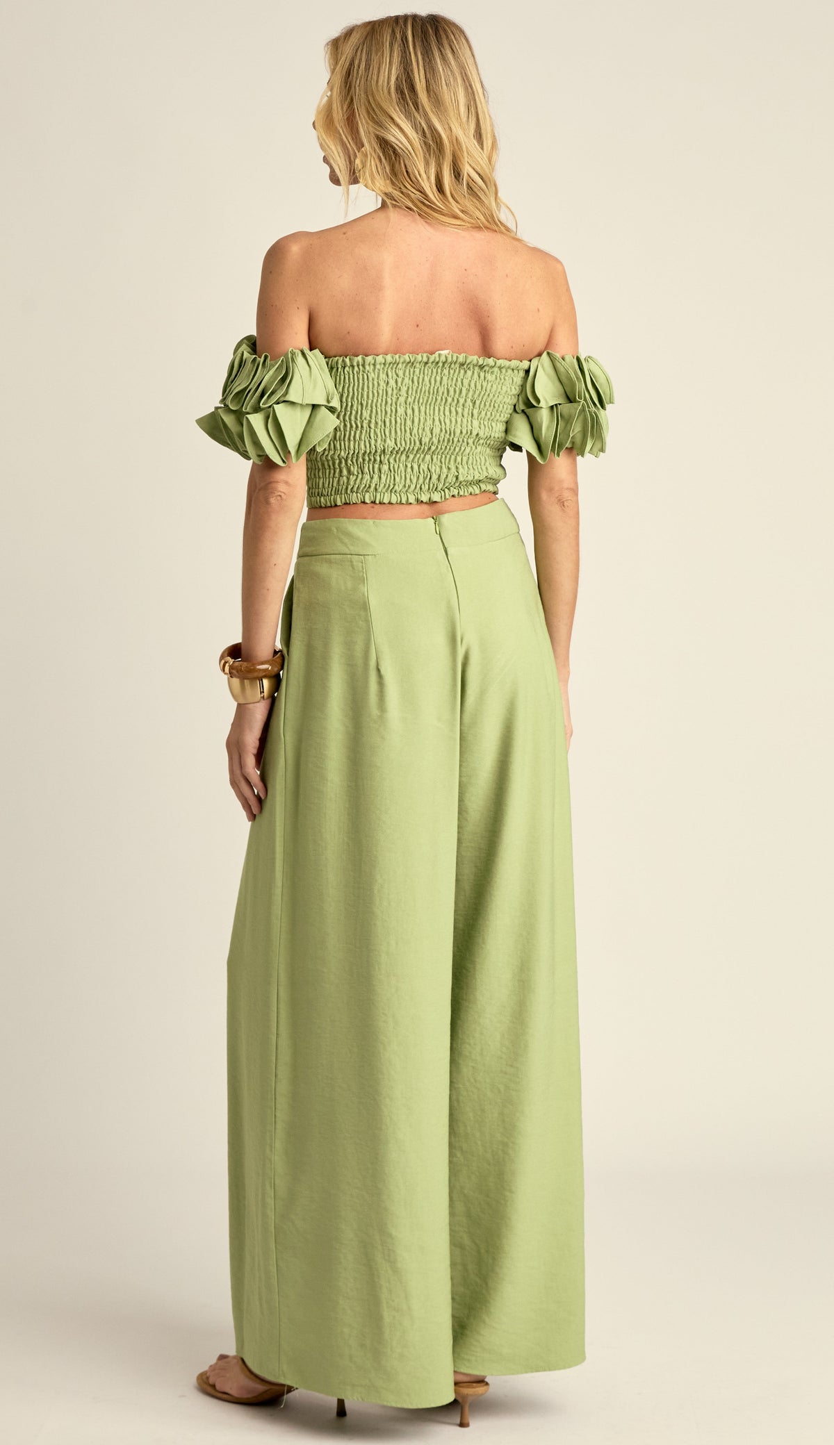 Conjunto Sarja de Alfaiataria Nala Verde | Laguna