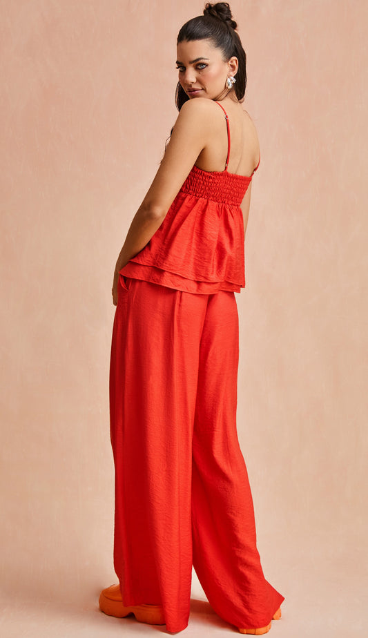 Conjunto Samantha Cereja