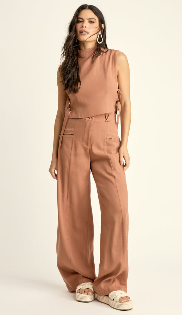 Conjunto Blusa e Calça Linho Paulete | Laguna