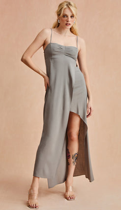 Conjunto Solange Cinza