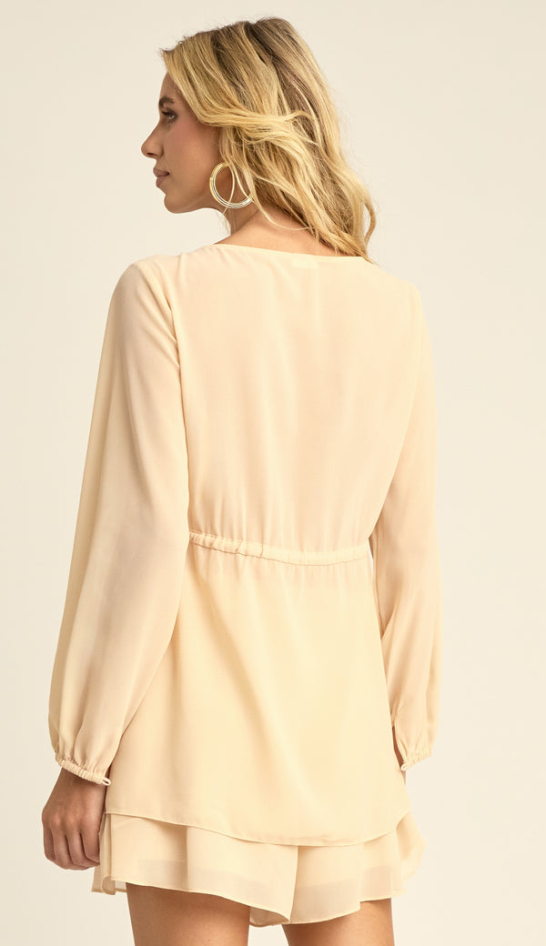 Conjunto Crepe Blusa e Shorts Ana Chantilly | Laguna