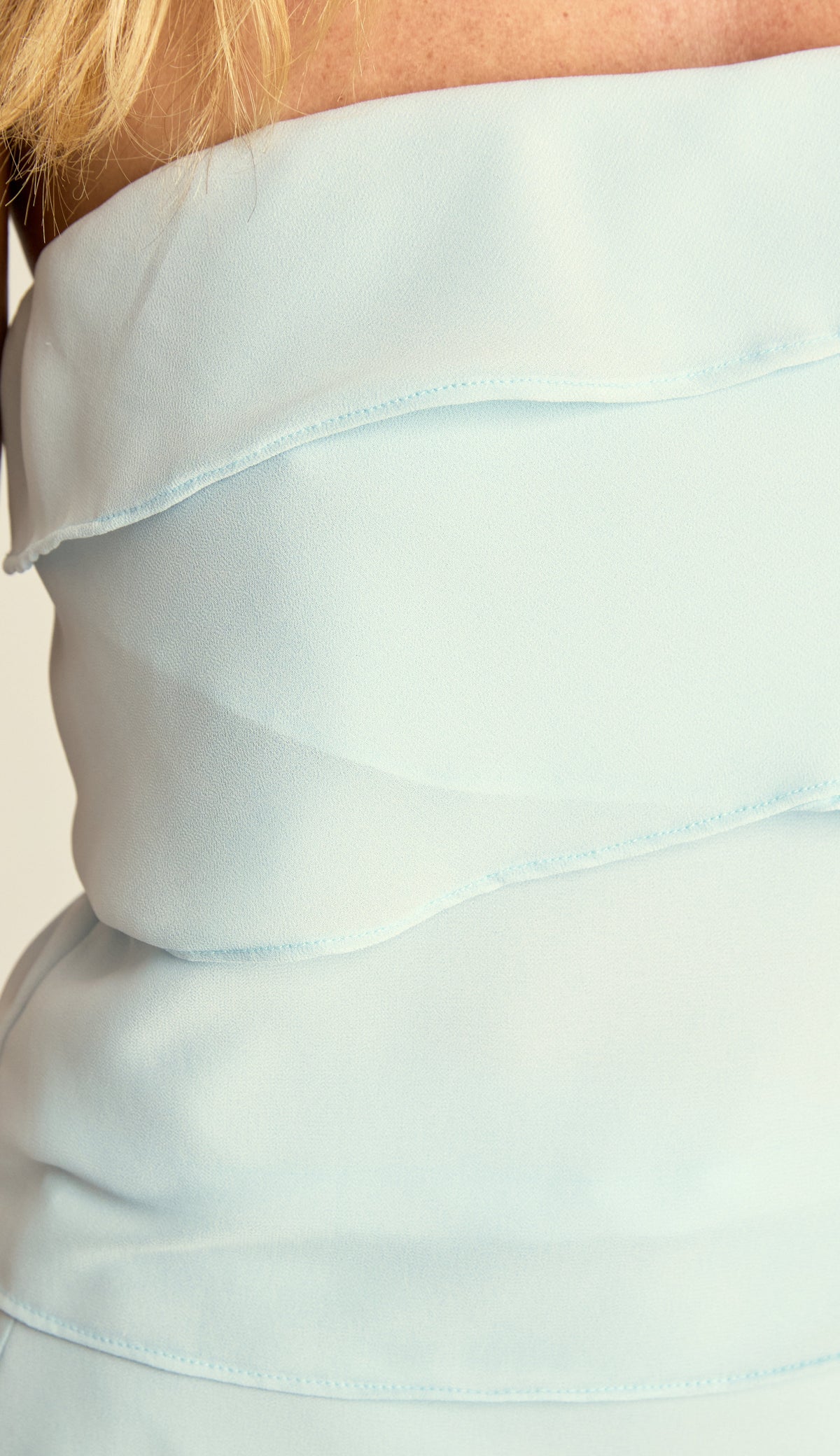 Conjunto Longo Festa Chiffon Brianna Azul | Laguna