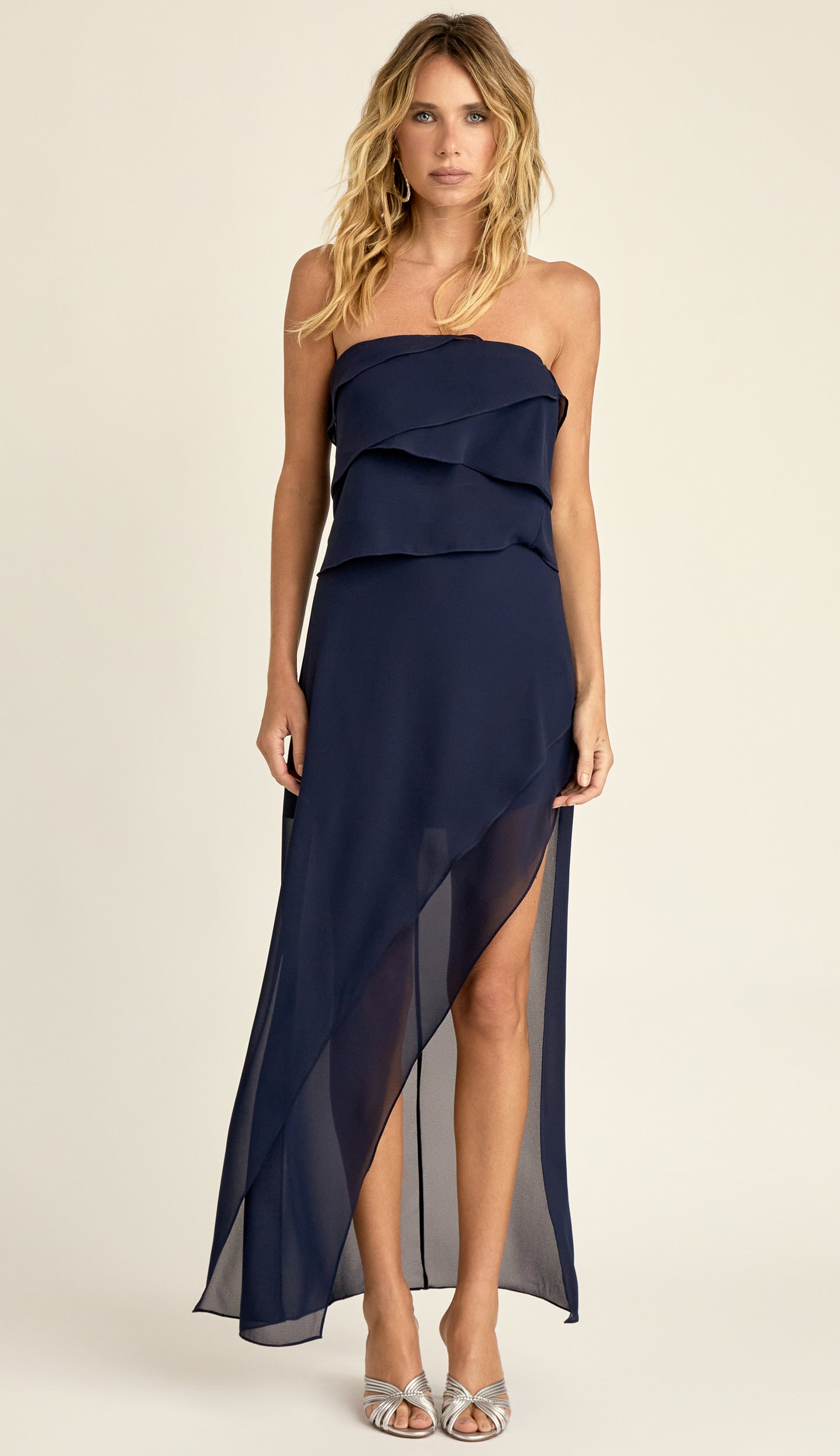 Conjunto Longo Festa Crepe Brianna | Laguna
