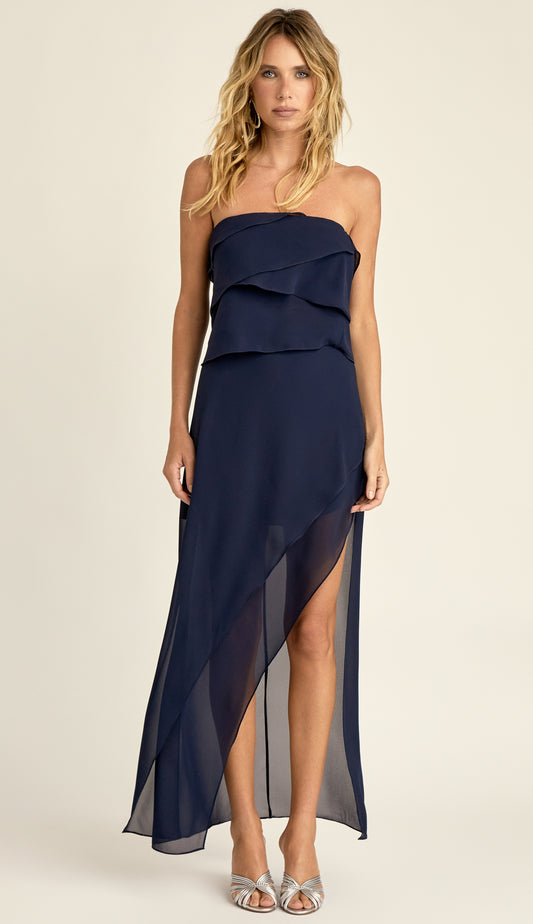 Conjunto Longo Festa Crepe Brianna | Laguna