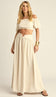 Conjunto em Crepe Texturizado com Efeito Amassadinho Berta Chantilly | Laguna - Conjunto Berta Chantilly