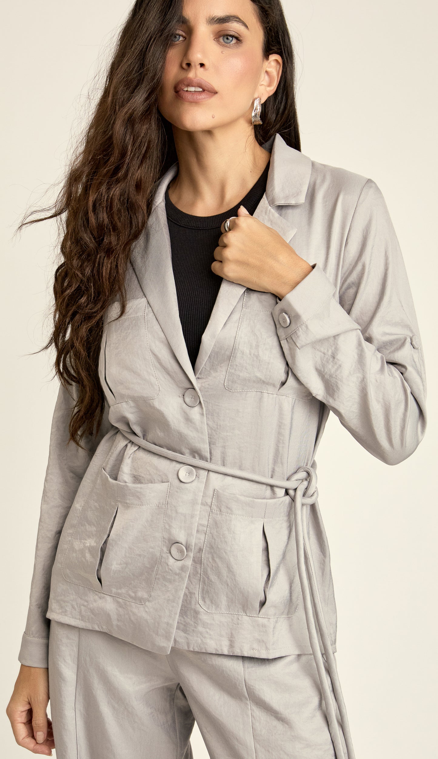 Conjunto Darla Cinza
