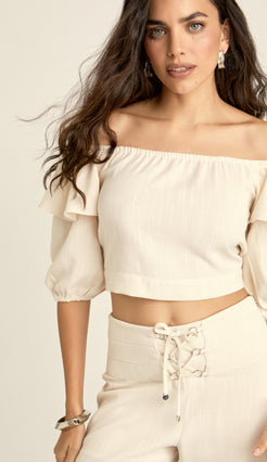 Conjunto Blusa e Calça Linho Fabiana | Laguna