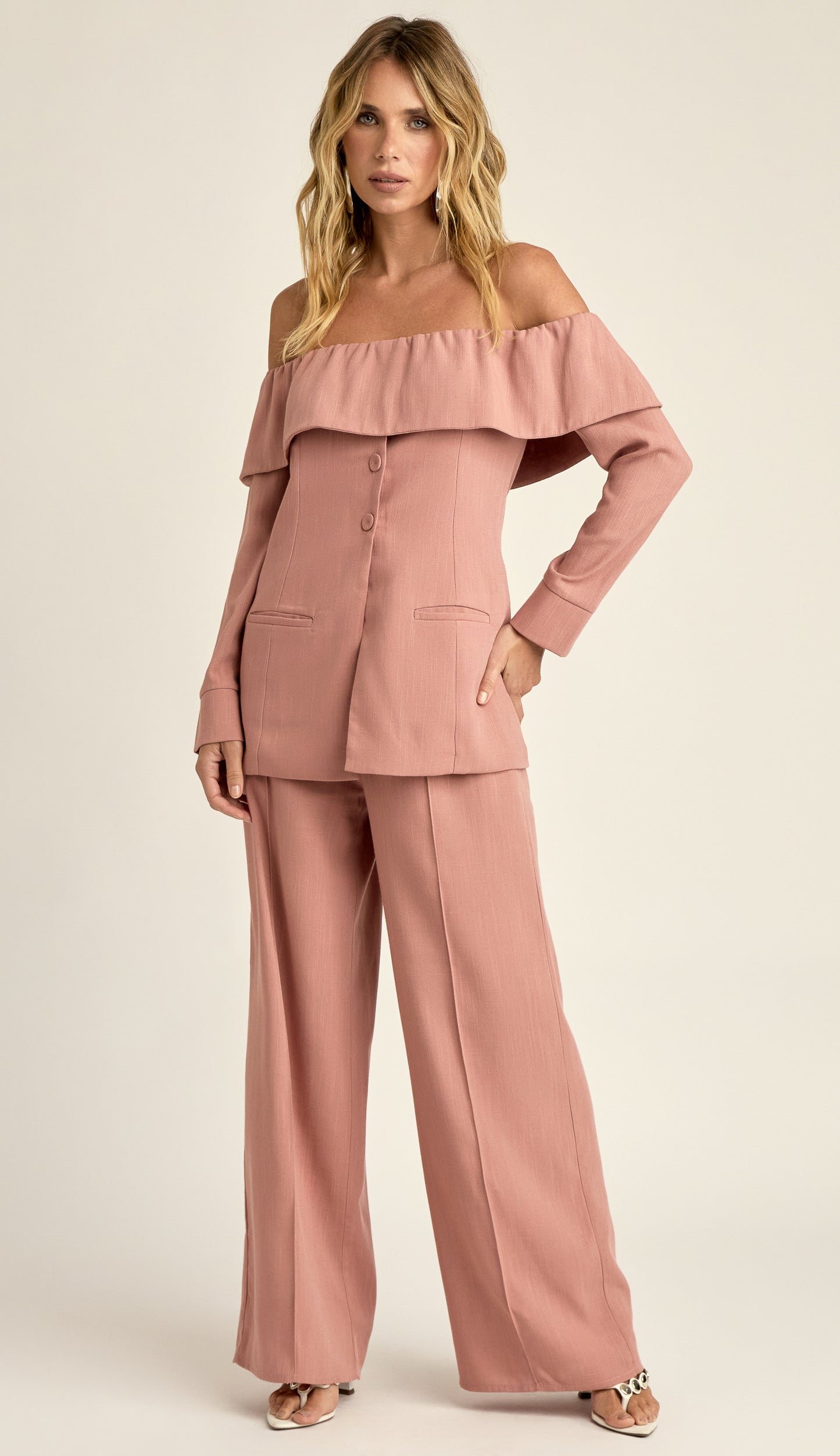Conjunto Blusa e Calça Linho Franciele | Laguna