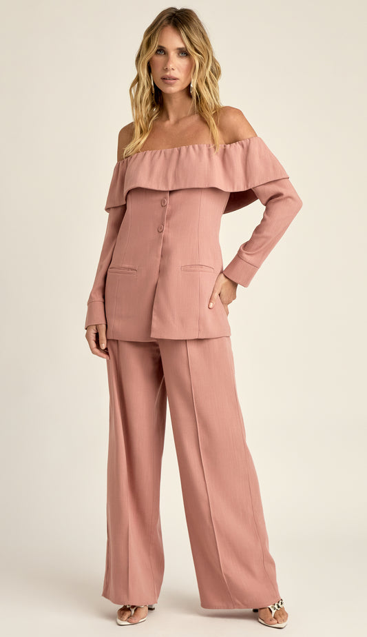 Conjunto Blusa e Calça Linho Franciele | Laguna
