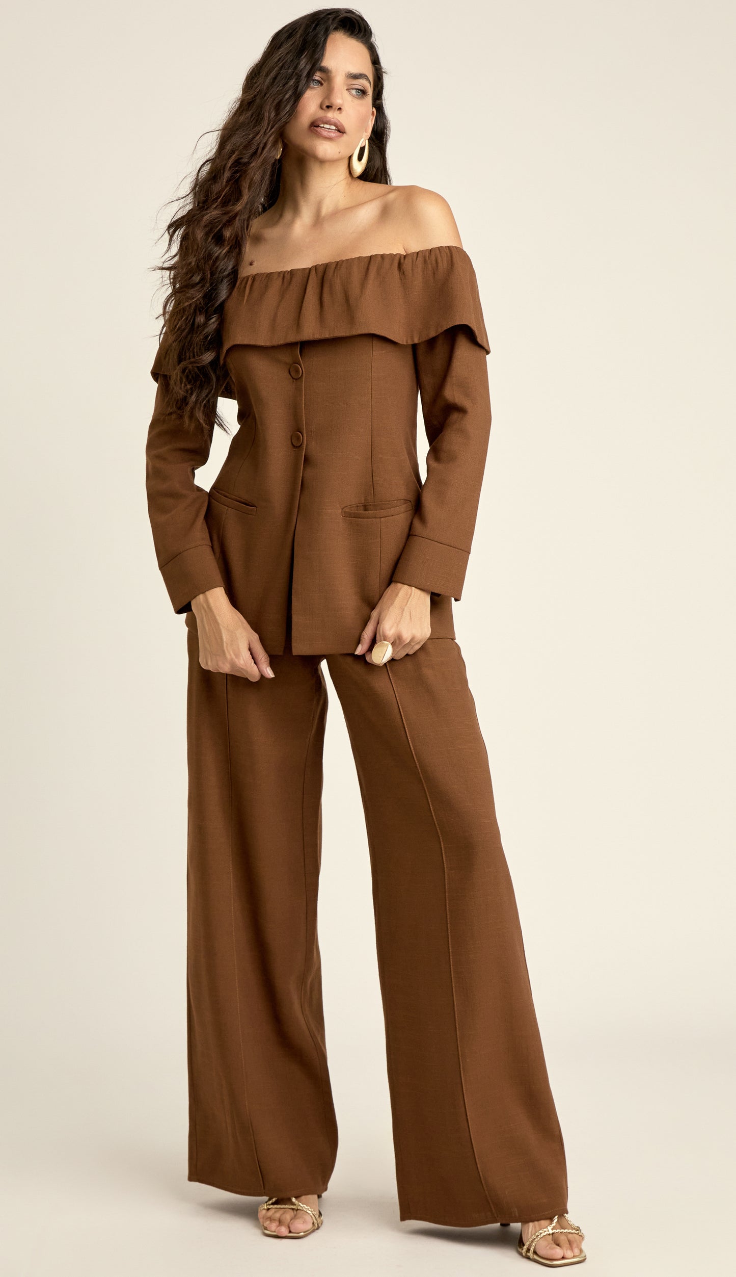 Conjunto Blusa e Calça Linho Franciele | Laguna