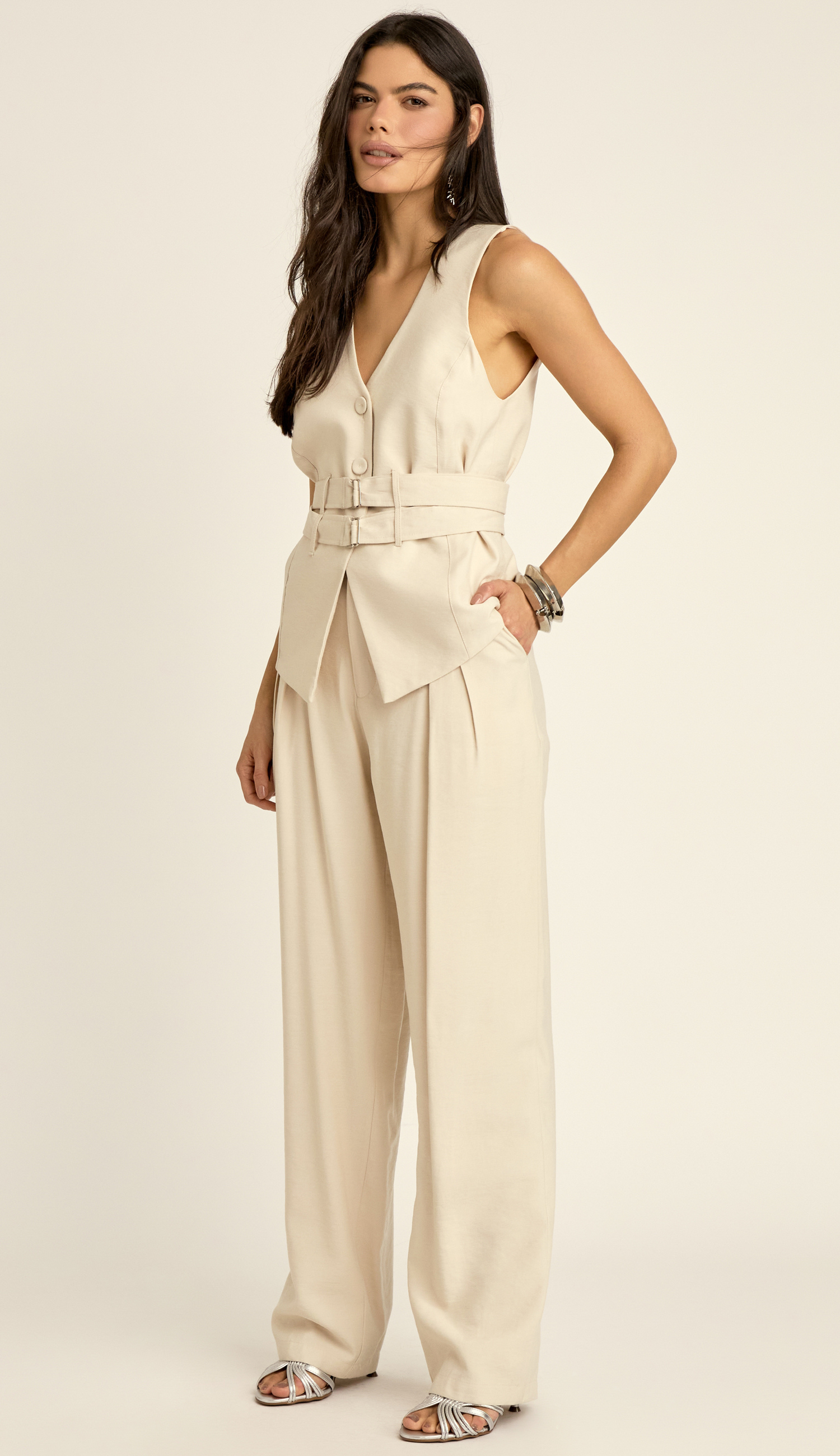 Conjunto Longo Alfaiataria Viscose Gabi | Laguna