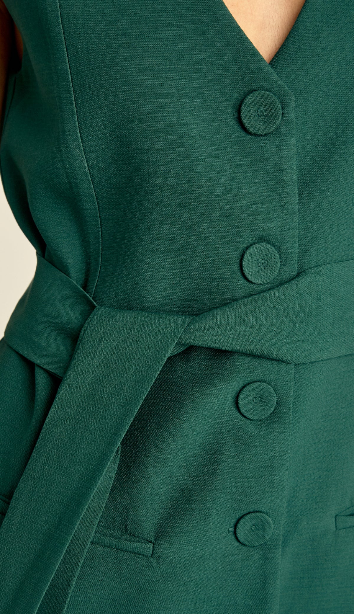 Conjunto Curto Alfaiataria Textura Grace Verde | Laguna